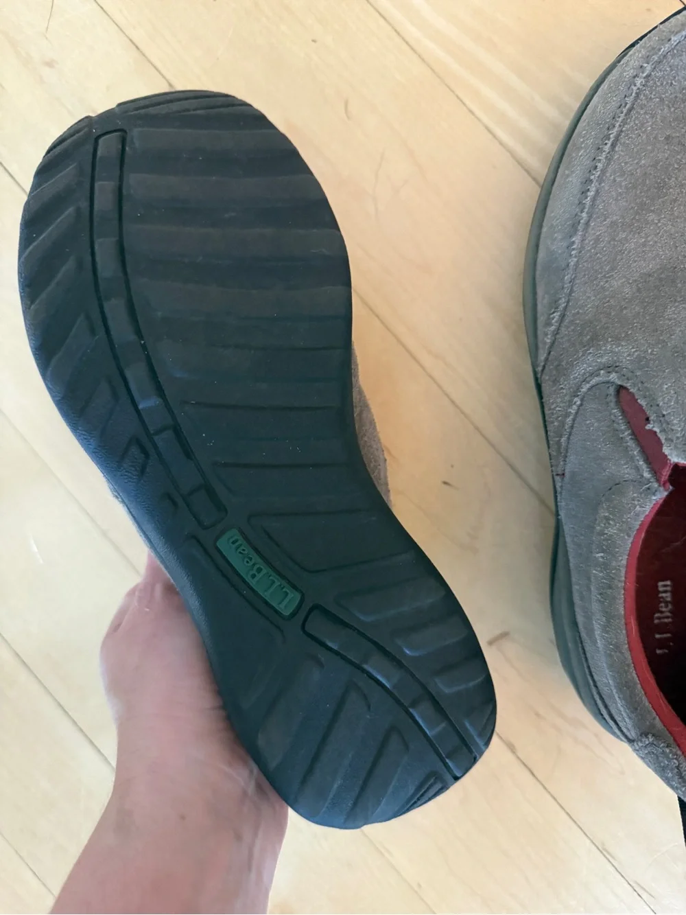 L.L. Bean Suede Slip On Mud Shoes
